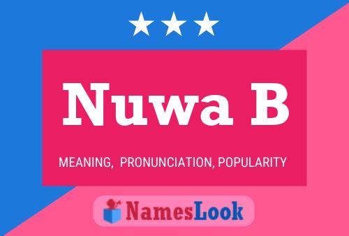 Nuwa B Name Poster