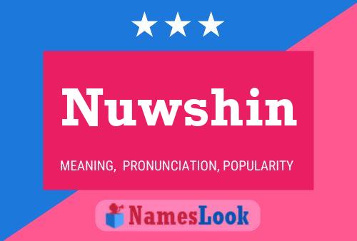 Nuwshin Name Poster