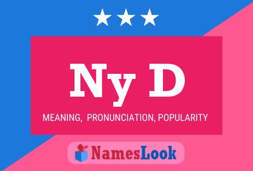 Ny D Name Poster