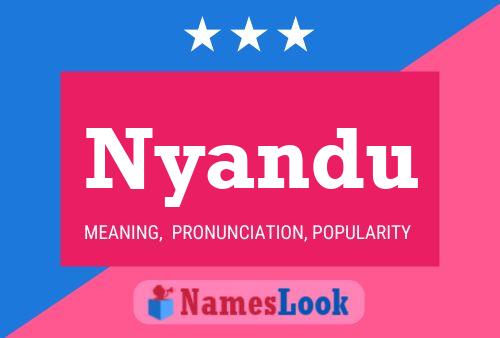 Nyandu Name Poster