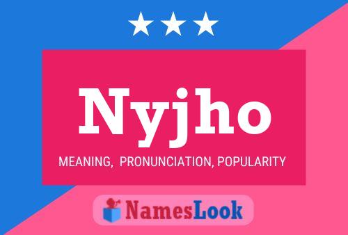 Nyjho Name Poster