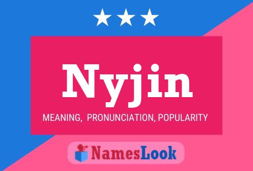 Nyjin Name Poster