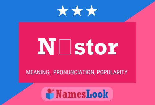 Néstor Name Poster