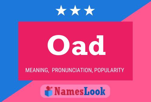 Oad Name Poster