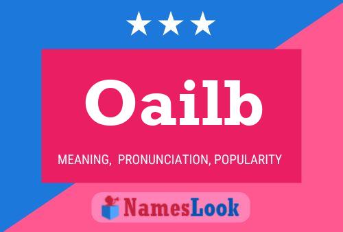 Oailb Name Poster