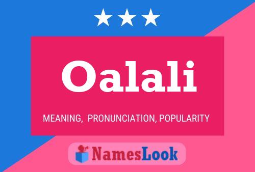 Oalali Name Poster