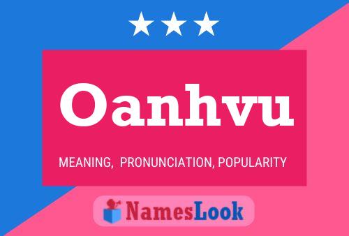 Oanhvu Name Poster