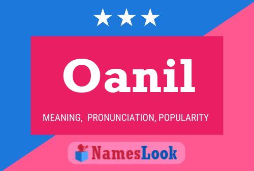 Oanil Name Poster