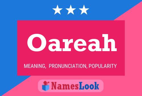 Oareah Name Poster