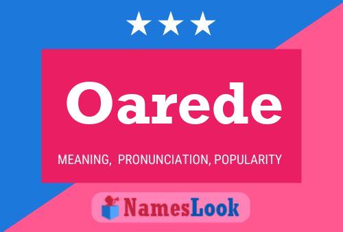 Oarede Name Poster