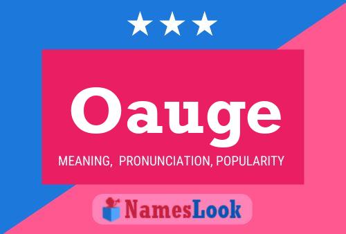 Oauge Name Poster