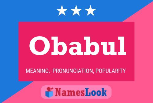 Obabul Name Poster