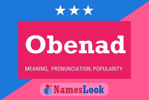 Obenad Name Poster