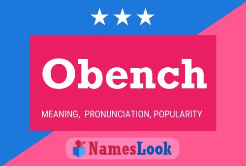 Obench Name Poster