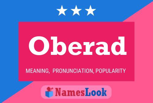 Oberad Name Poster