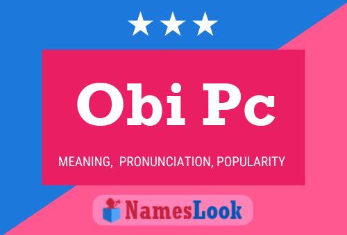 Obi Pc Name Poster