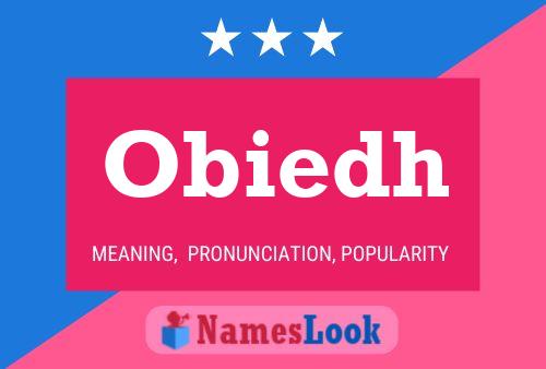 Obiedh Name Poster