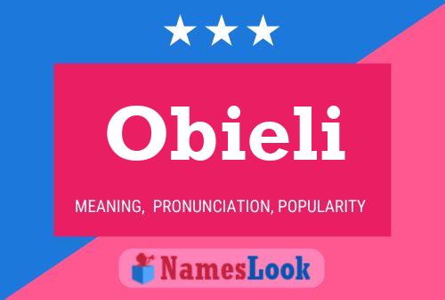 Obieli Name Poster