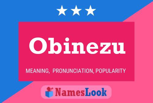 Obinezu Name Poster