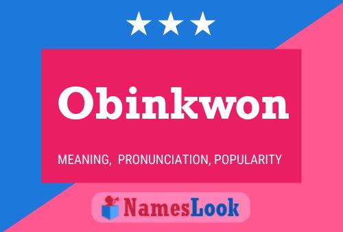 Obinkwon Name Poster