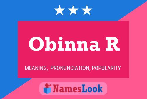 Obinna R Name Poster