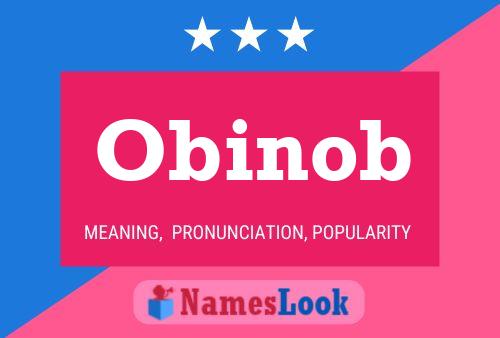 Obinob Name Poster