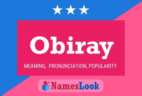 Obiray Name Poster