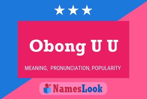 Obong U U Name Poster