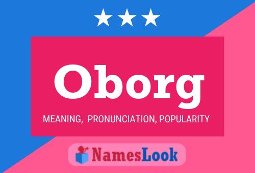 Oborg Name Poster