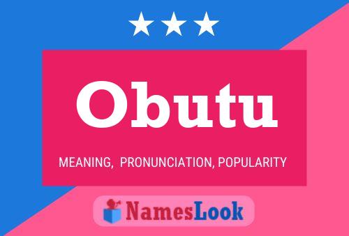 Obutu Name Poster