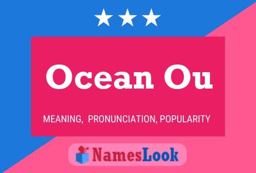 Ocean Ou Name Poster