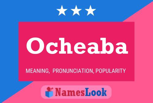 Ocheaba Name Poster