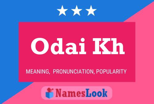 Odai Kh Name Poster