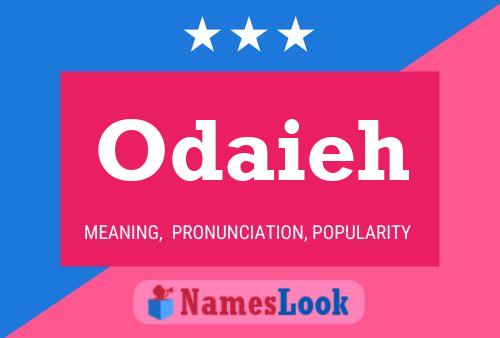 Odaieh Name Poster