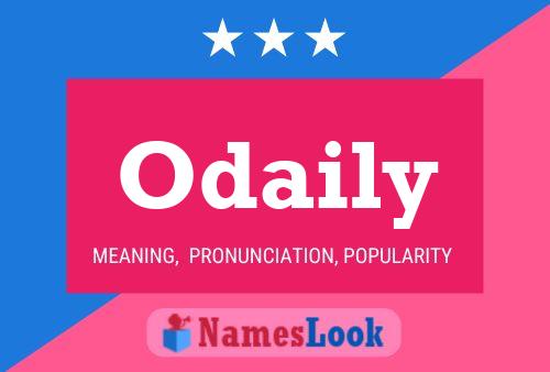 Odaily Name Poster