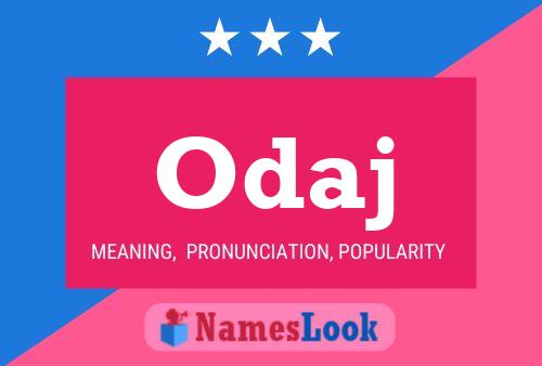 Odaj Name Poster