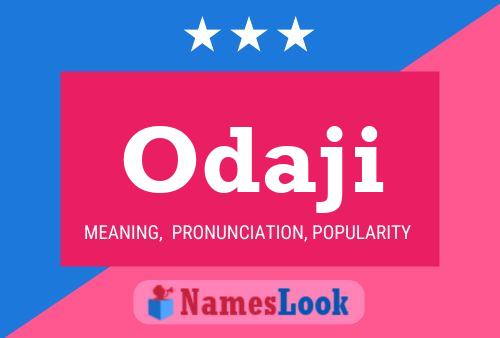 Odaji Name Poster