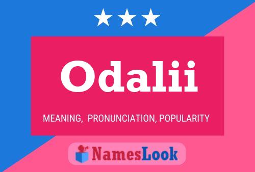 Odalii Name Poster