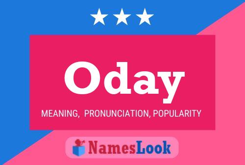 Oday Name Poster