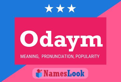 Odaym Name Poster