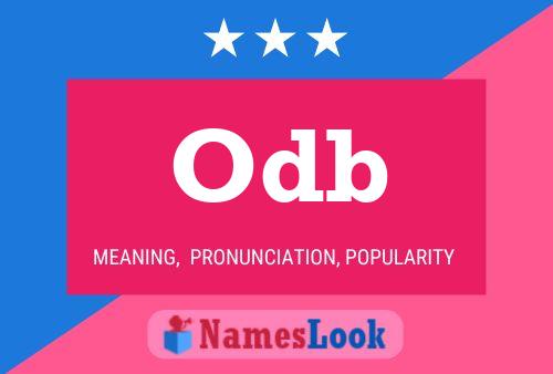 Odb Name Poster