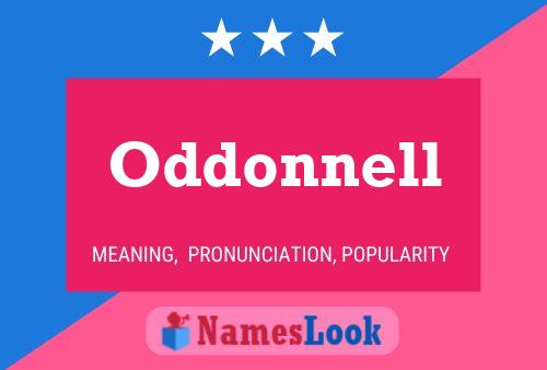 Oddonnell Name Poster