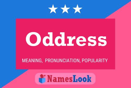 Oddress Name Poster