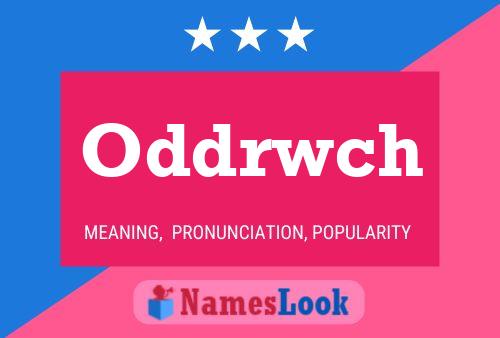 Oddrwch Name Poster