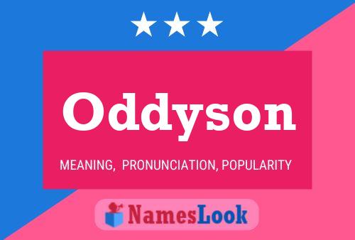 Oddyson Name Poster