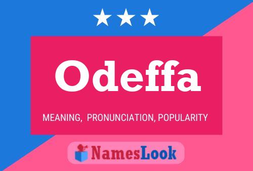 Odeffa Name Poster