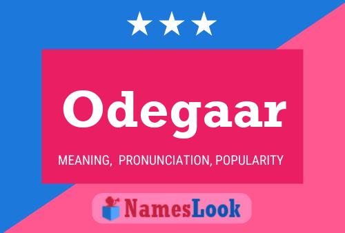 Odegaar Name Poster