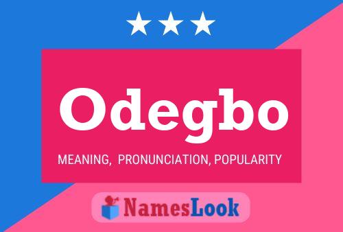 Odegbo Name Poster