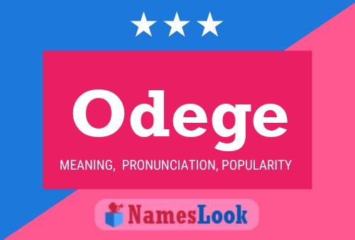 Odege Name Poster