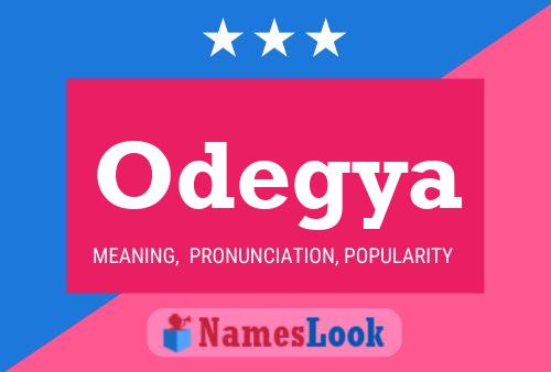 Odegya Name Poster